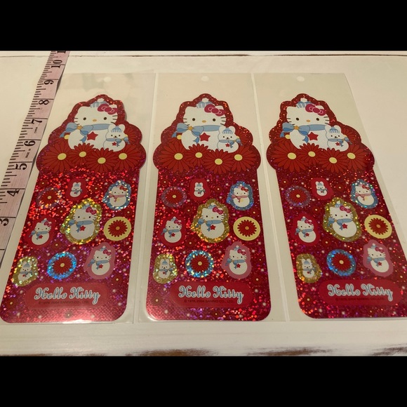 Sold Set of 3 sheets Hello Kitty Stickers Sanrio - Picture 4 of 9